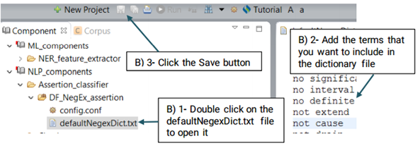 Edit the current dictionary file