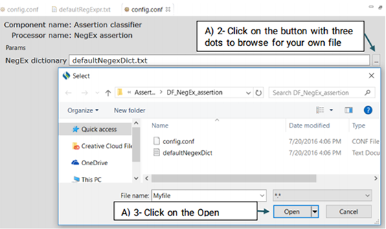 Replace the Negation list file