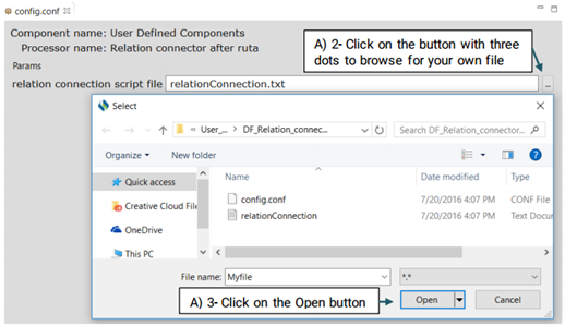 Replace the default file