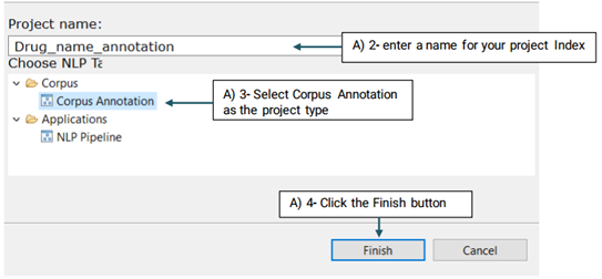  Creating a new Corpus Annotation project