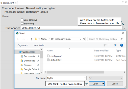 Replace the default dictionary file